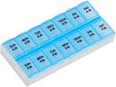 Ezy odmerek modra, bela 7 dan tablete Organizator 67375
