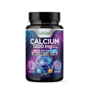 Kalcij 1200 mg z vitaminom D3 za najboljšo absorpcijo - Advanced Bone Support, 1200 mg kalcijev karbonat & 1600 i.e. vitamin D3, počasno sproščanje za imuno podporo, enostavno požiranje, 120 tablet