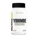 NutraBio Yohimbe Bark Extract dodatek za moške in ženske, 4mg, 90 Zelenjavne kapsule
