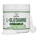 L glutamin v prahu 1,1 kg (100 obrokov po 5 gramov vsako - tretja stranka Tested L-glutamin v prahu) Unflavored, Keto, Vegan prijazno (s Scoop) za vadbo vzdržljivosti in Gut zdravje z dvojnim lesom
