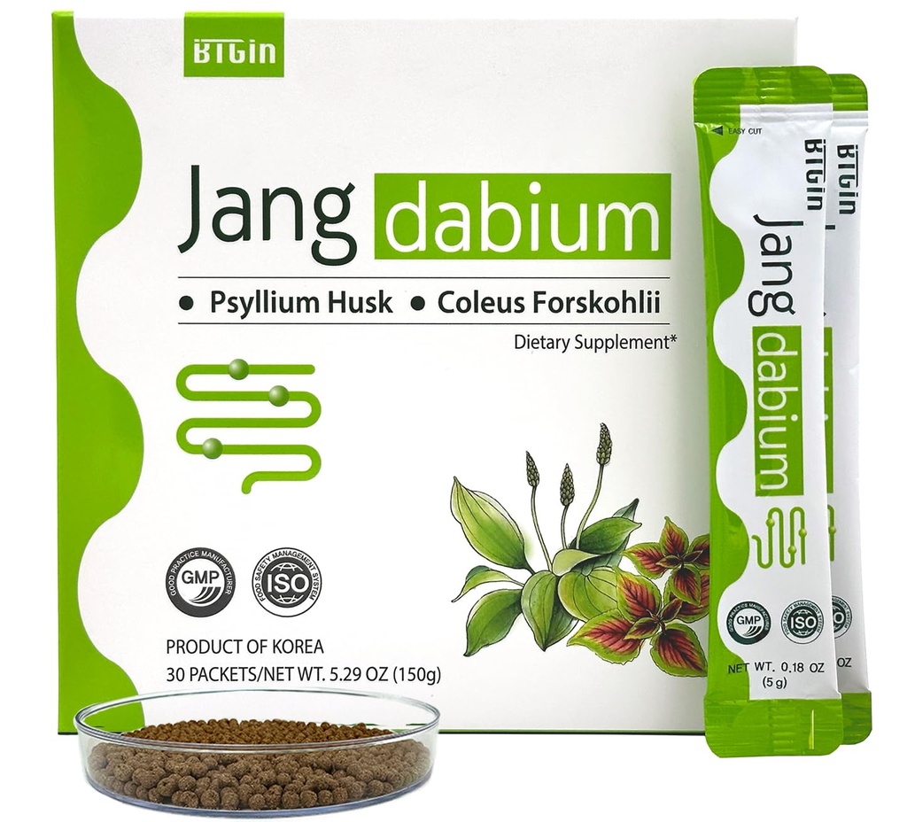 Psyllium Husk Fiber,Coleus Forskohlii, Fish Collagen dodatek za prebavno zdravje, upravljanje teže čiščenje kolonije, Jangdabium 30 Packets