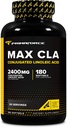 Primaforce CLA 2400 mg na serviranje (180 kapsul) - Max CLA - za moške in ženske, brez stimulacije, brez GSO in glutena