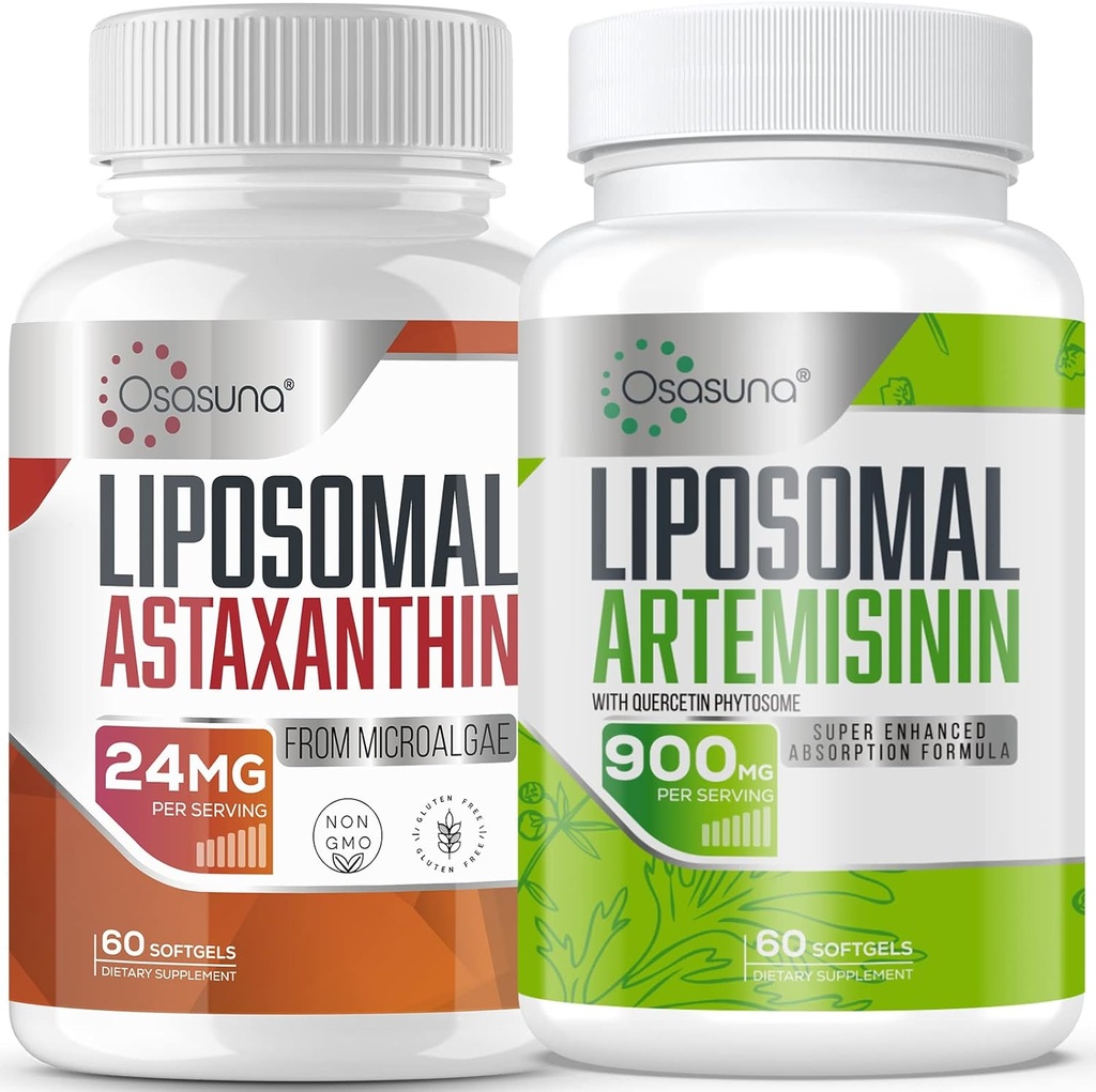 Liposomski astaksantin 24MG z zdravilom Artemisinin 600 mg