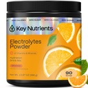 KLJUČNI HRANILCI Multivitaminski elektroliti v prahu Brez sladkorja - Tangy Orange Electrolyte Powder - Endurance & Energy Supplement - Hidracija Powder - No Calories - 90 Serving - Made in USA