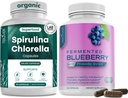 Teaveli Spirulina Klorella in borovnice kapsule