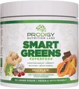Smart Greens - Super Greens Powder Smoothie & Drink Mix - Probiotiki za digestivno zdravje in napihnjenost Relief, Beljakovine, Veggies, in sadje s Klorella za črevesno zdravje