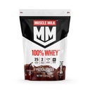 Muscle Milk 100% Whey Protein Powder, čokolada, 5 Pound, 66 Serving, 25g beljakovine, 2g sladkor, nizka vsebnost maščob, NSF Certified for Sport, Energiring Prigrizek, Workout Recovery, Pakiranje maj Vary