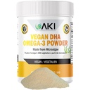AKI Omega 3 DHA Micro Algae Powder dodatki - Rastlinsko-bazen Keto Vitamin za vnetje - Alternativna za ribe ali Krill olje - Vegan & GSO-free (1.94oz/55g)
