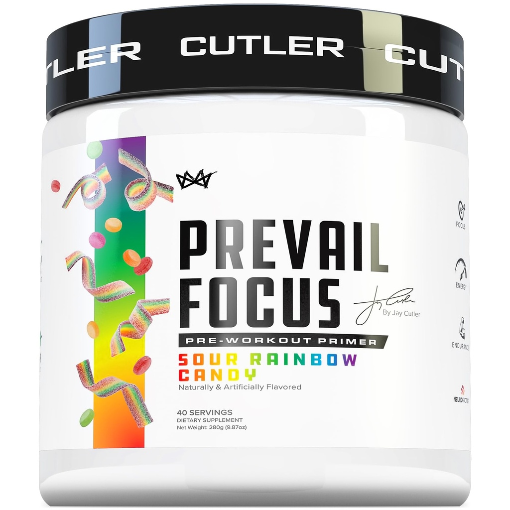 Prevail Pre Workout Powder z nootropiki: predworkout pijača za moške in ženske, rezanje Edge energije in fokus dodatek z L Citrulin, Alfa GPC, L Tirozin 
