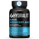 Rave recovery Aid Vitamini Po stranki Relief Pills Music Festival Dodatki Rave Essentials 5-HTP dodatek Elektroliti Hidracija Boljša jutra Serotonin Energy Hangover 120 Kapsule