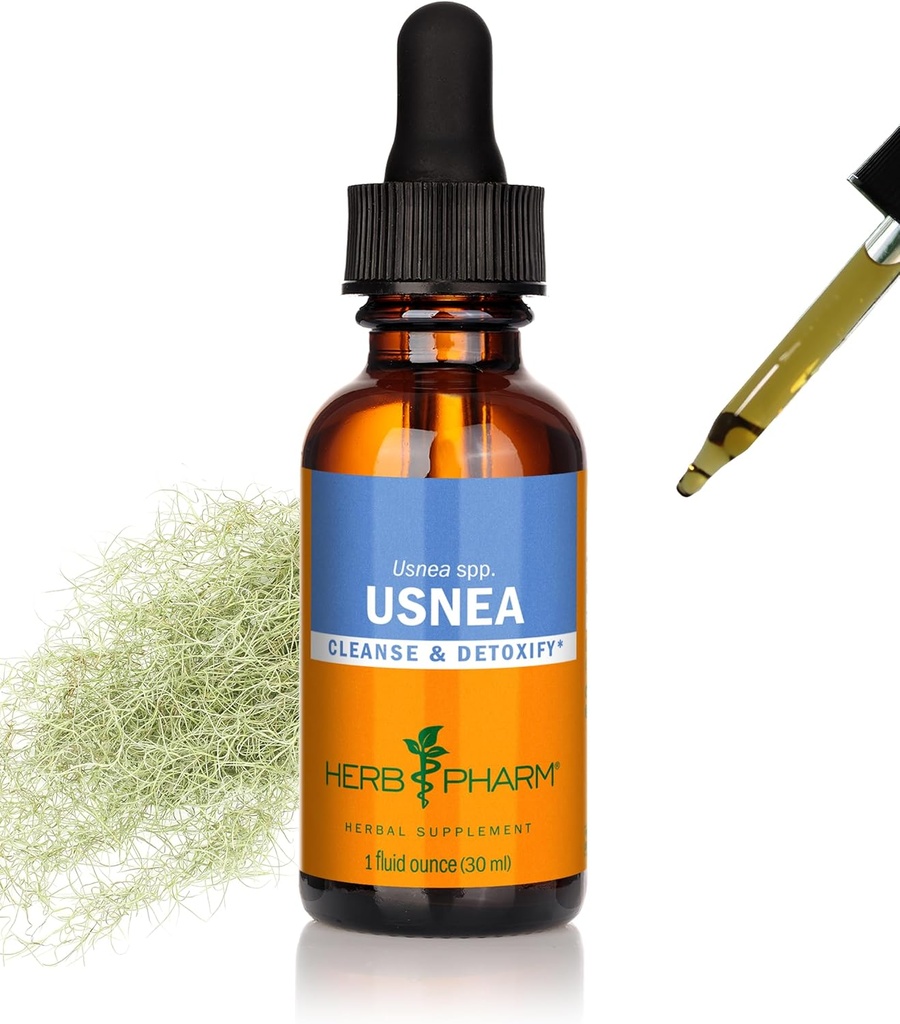 Herb Pharm Usnea Tekoči ekstrakt za čiščenje in razstrupljanje - 1 Ounce (DUSNEA01)