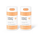 Zdravje s Habit Collagen Dodatek 2 Pakiranje (120 kapsul) - Vitamin C in vitamin E, 2000mg, Kolagen Peptide, Vrhunska absorpcija, Podpora vaši koži, ne-GMO, sladkor brez (2 paket)