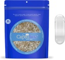 Velikost pokrovčka 0 prazne kapsule želatine, 50000 kapsule tablete praznega gela, DIY Kapsule čiste goveje tablete Polnjenje, prazne kapsule, Košir, brez glutena in brez GMO Certified, jasno