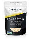 Terrasoul Superfoods Organic Pea Protein (nearoman, gladko teksturo), 1,5 funti