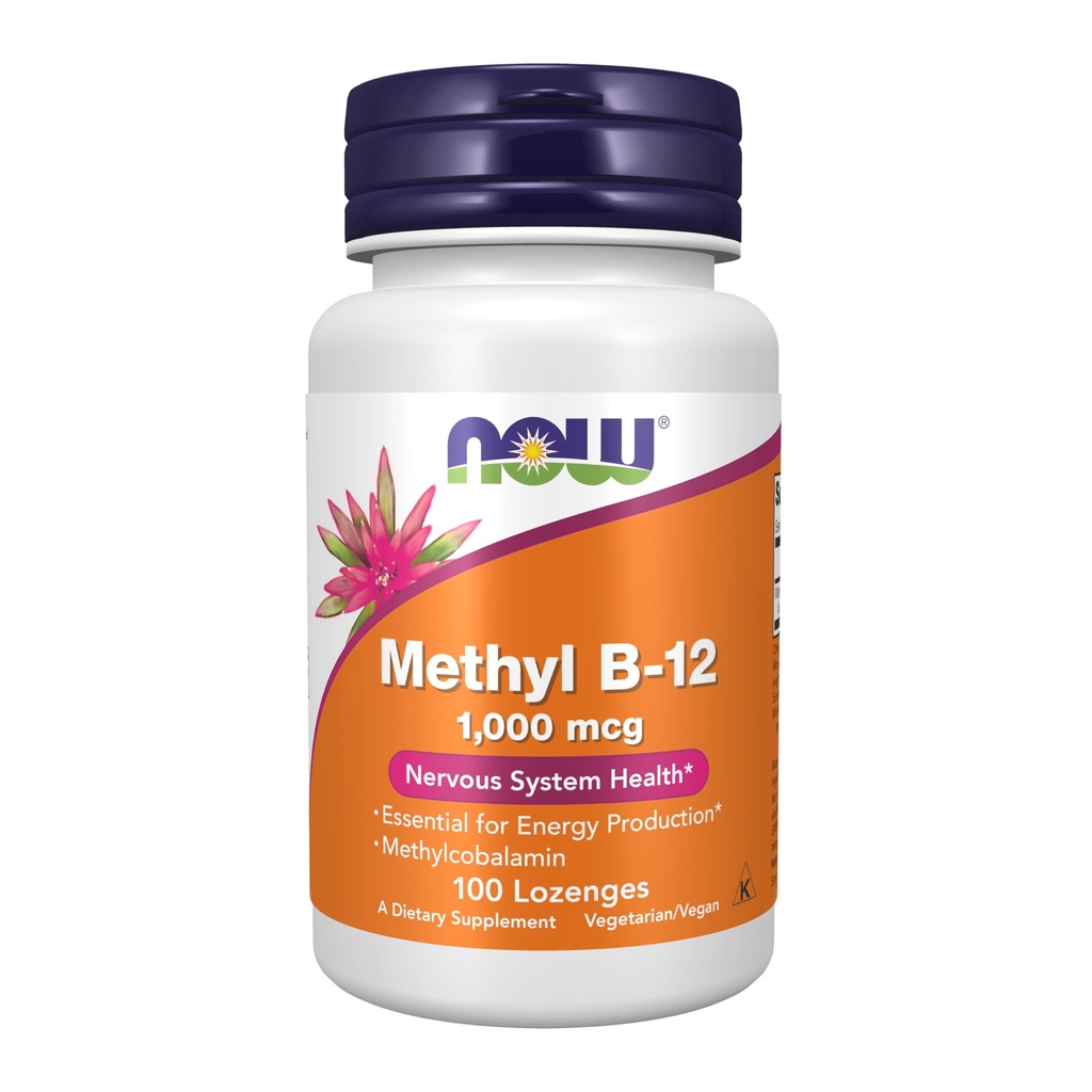 Zdaj dopolnila, metil B-12 (metilkobalamin) 1.000 μg, zdravje živčevja*, 100 Lozenges