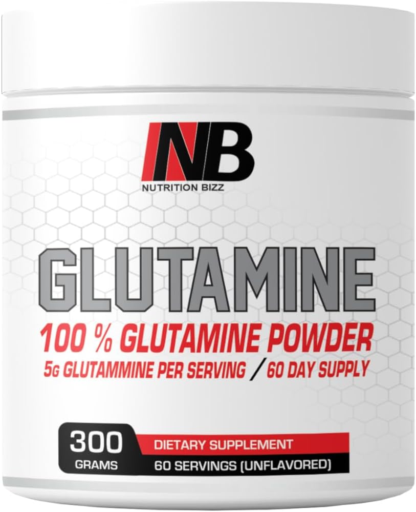 Glutamin v prahu 300 gramov brez arome 60 dni dobava 5 gramov L-glutamin na obrok