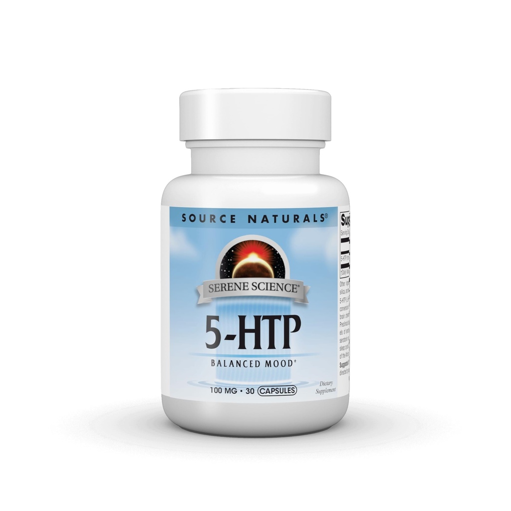 Vir Naturals Serene Science 5-HTP, uravnotežen razpoložen* 100 mg - 30 kapsul