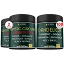 Bundele 7in1 Kurkumin & 6in1 Dandelion dodatek - podpora srce, digestion zdravje in imunski sistem