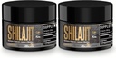 Shilajit Resin - Organic Shilajit Resin tretja stranka testirano bogastvo v 85+ Trace Minerals, Gold Grade Himalajan Pure Shiljait za energijo (1 Fl Oz (Pack of 2))