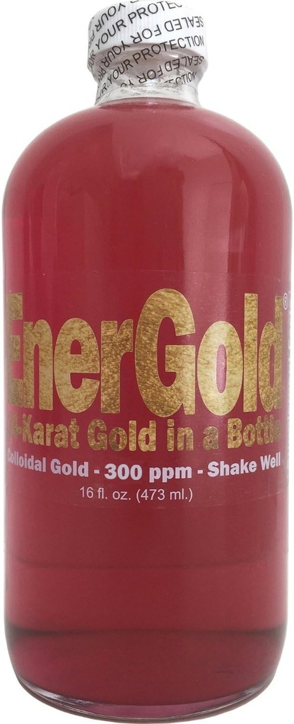 EnerGold® 99,99%-Pure Ultrakoncentrirana 200-ppm Ruby-Rdeče koloidno zlato. Deflektno sevanje & EMF, Popravila DNK, Regenerate Pineal Gland, Pomlajevanje Vse tkiva telesa, Energize svojo auro,...