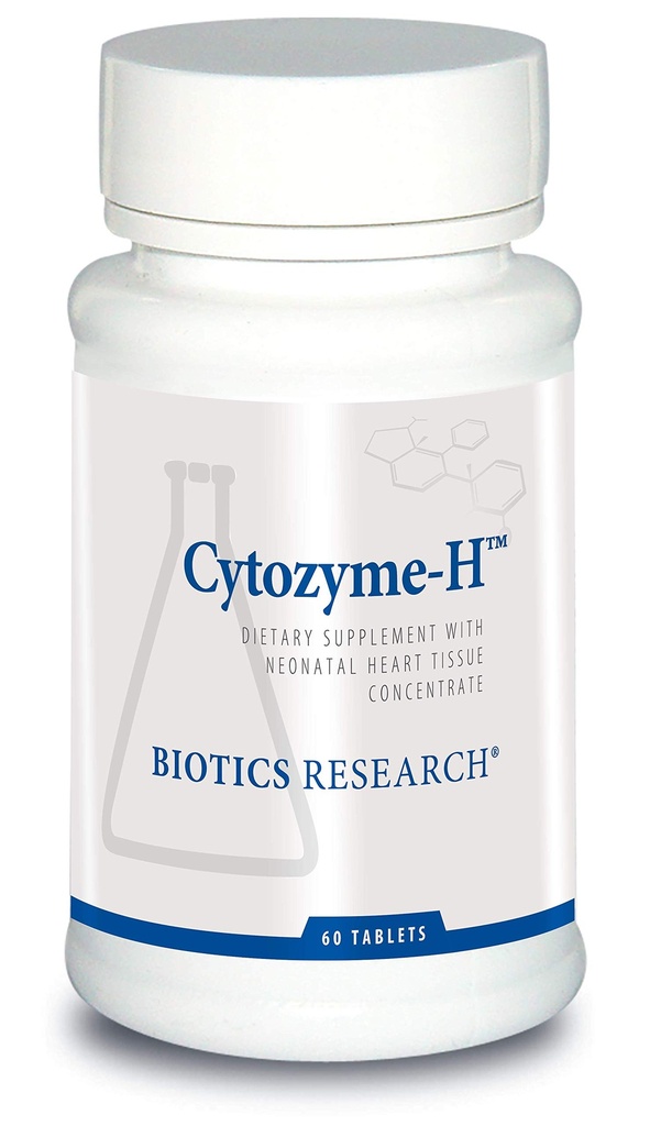 Raziskave na področju biotike Citozyme H Glandularna kardiovaskularna podpora, Koncentrat za srce goveda, spodbuja mišično podporo, povečuje energijo, SOD, Katalazo, Močne antioksidant dejavnosti 60 Tablete