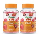 Življenjski cink 25mg Otroci + Cink Otroci, Gumies Bundle - odličen okus, Vitamin dopolnilo, Gluten brezplačno, GSO brezplačno, Žvečljivi gumi