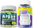 Vegan Omega 3 Gumies 1000mg + Prebiotične Fiber Gumies za odrasle 8g