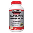 Podpis zdravila Kirkland Glukozamin in hondroitin, 220 tablet (2 pakiranji)
