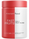 Codeage Instantfood Hitri sadeži, več kot 15 Sadje v prahu Enakovreden All-in-One, Vegan Daily Cela hrana Vitamini - jagode, Antioksidant Polifenoli & Bioflavonoid Multivitaminski, Non-GMO, 90 kapsul