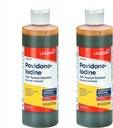 Leader Povidon Jodine 10% prep rešitev USP, Antiseptični čistilec ran prve pomoči, Pranje ran, Antiseptično milo (8 Fl Oz, pakiranje po 2)