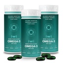 Iwi Omega-3, 90 Softgels (90 Servings), Vegan rastlinsko-bazen Algae Omega 3 z EPA + DHA, celotno-body podpora prehransko dopolnilo, Krill & ribje olje Alternative, Brez ribjega pookusa