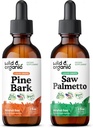 Tinktura divjega in organskega pina 2 fl oz & žaga tinktura Palmetto 2 fl oz