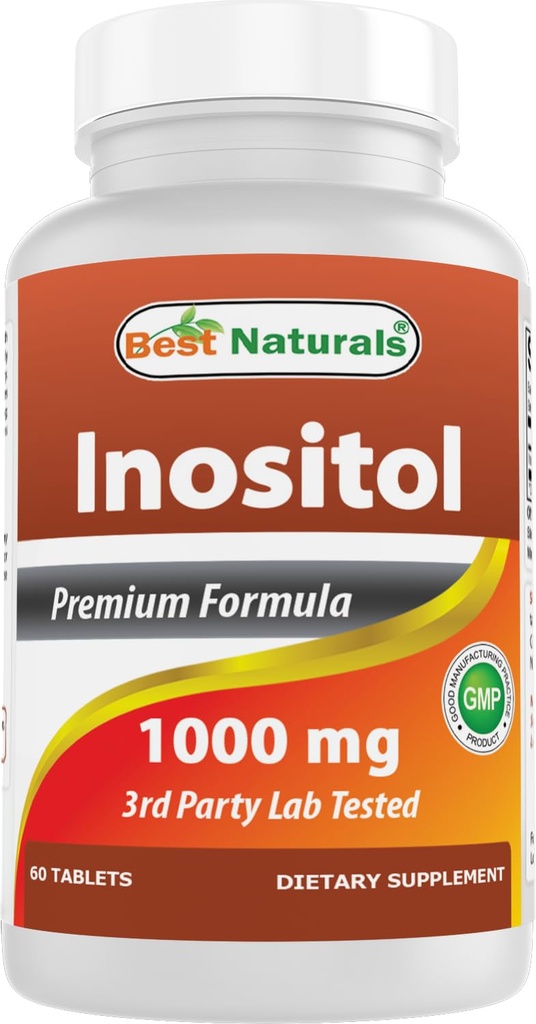 Najboljši naravni inozitol 1000 mg 60 tablet