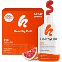 Zdrave celice Eye Health Daily Liquid Supplement - Eye Vitamini in minerali z lutein, Zeaksantin, Astaksantin in beta karoten za nego oči in Makularna podpora - 30 Gel paketi