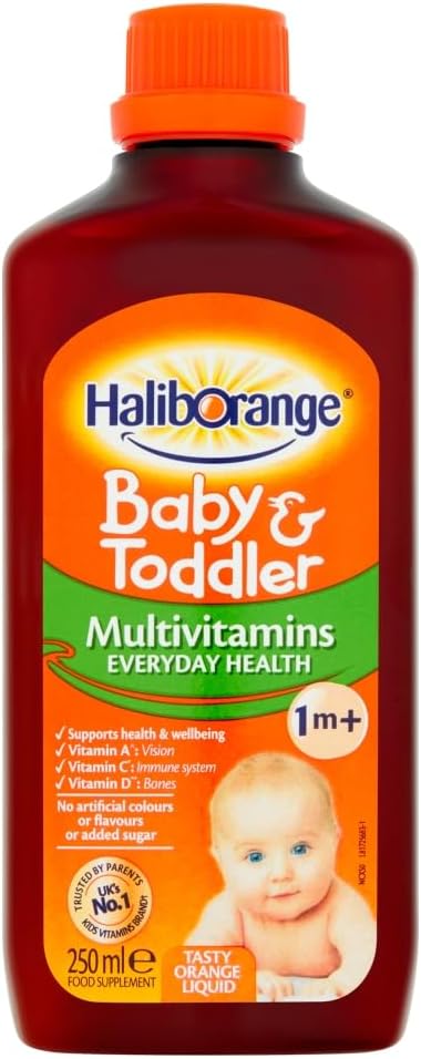 Haliborange vsa naravna pomarančna aroma multivitamni tekočina