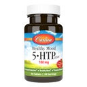 Carlson Healthy Mood 5-HTP Elite 100 mg z vitaminom B6 - Podpora razpoloženju in sprostitev dodatek - Malina žvečljivi - 60 tablet