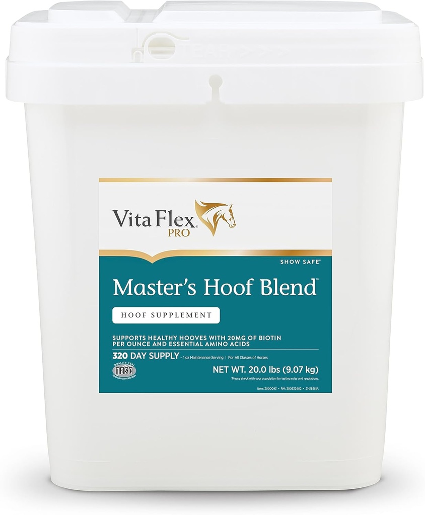 Vita Flex Pro Master's Hoof Mešanica Formula naravna temno zelena 320 dan Dobava 20 funtov