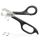 AUVON Škarje-Shaped tablete Cutter, Sharp Rezalne tablete razdelilnik za enostavno ločevanje večina 5-15mm vitamini, tablete in zdravila v polovici