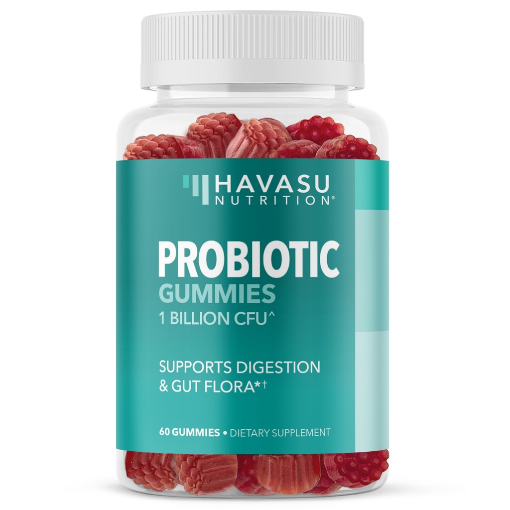 Probiotični žvečilni gumiji za digestivno podporo in Gut Health - 1 milijarda CFU Bacillus Coagulans - 60 Štetje - Rokavice Stable, Non-GMO, Gluten-free, in Vegetarian - 2 Mesec dobave, Mešana jagodičja aroma