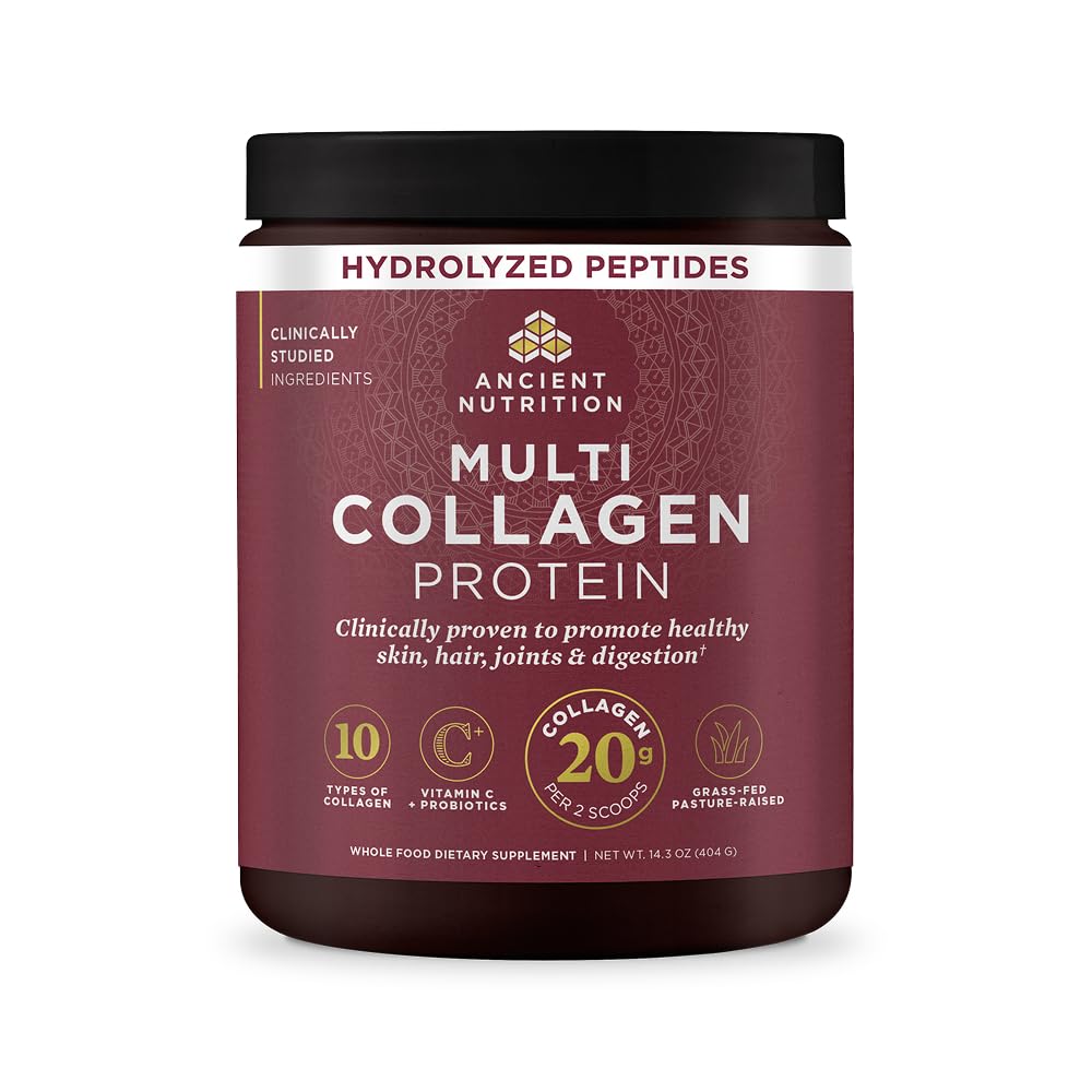 Ancient Nutrition Multi Collagen Protein, Hydrolyzed Peptides, Unflavored