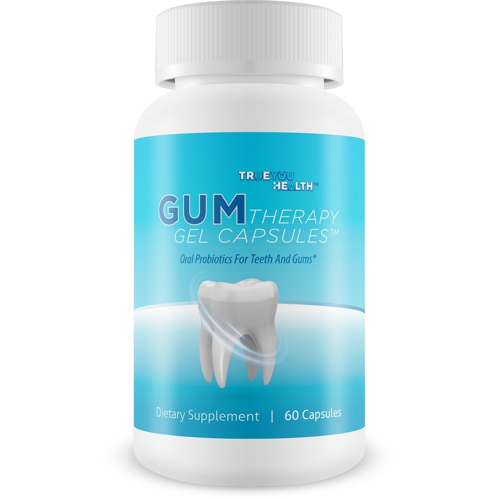 Gum Therapy Gel kapsule - Naša najboljša gum & Zobna podpora Probiotik - Oralni zobni probiotiki Gum Health Supplements - Gum & Zobni probiotik - Naša najboljša ustna probiotika za zobe in gumijasti dodatek
