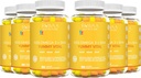 RUWAA HRANILA Otroci Omega 3 Gumies DHA EPA Omega 3 Dopolnilni otroci. Brez ribjega olja After-Taste Vegan Omega 3 6 9 + DHA Gummies & Vitamin C. Kognitivno zdravje, Fokus, Vizija. Otroci Omega 3 540ct (6)