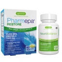 Igennus Pharmepa Obnavljanje EPA + Neurobalance Cink, Magnezij & Vitamin B6 Mood Health Bundele za pozornost in fokus