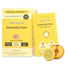 Ikona immunitete, nič sladkorja, vitamin C, A, B, D, E & cink, organska bezga, Ashwagandha, pijača Mix Powder, Vegan, Non GSO, Kofein & Gluten Prost 