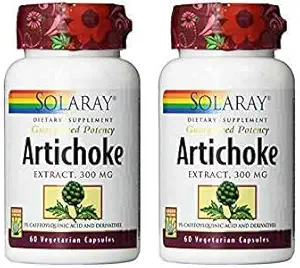 Solaray Artichoke Leaf Extract, 300mg, 60 Število (2 paket)
