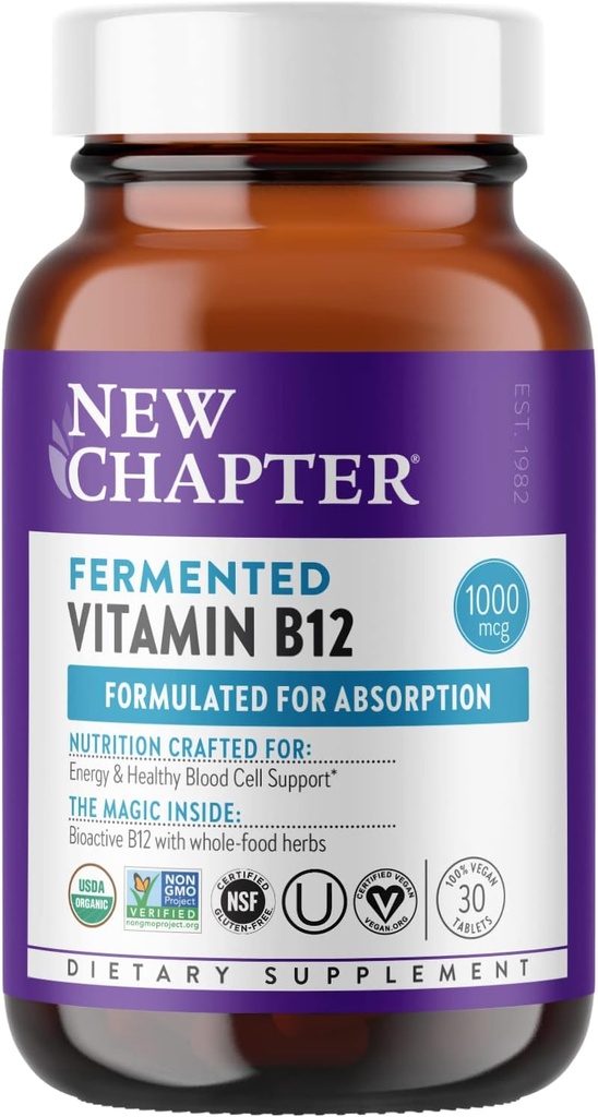 Novo poglavje Fermentirani Vitamin b12, 30 Število