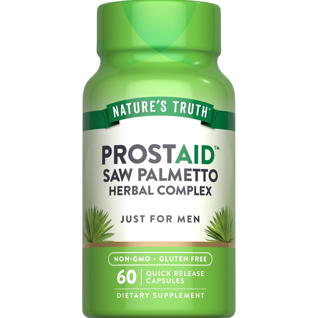 Podporni dodatek za resnico za moške z žago Palmetto, Pygeum, Stinging Nettle 