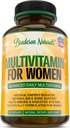 Ženski multivitaminski dodatek. Vitamini A C D E & Vitamin B Complex. Imunska in ženska podpora + antioksidant in naravni Energizerji. Brez glutena, brez glutena, izdelano v ZDA,60 caps
