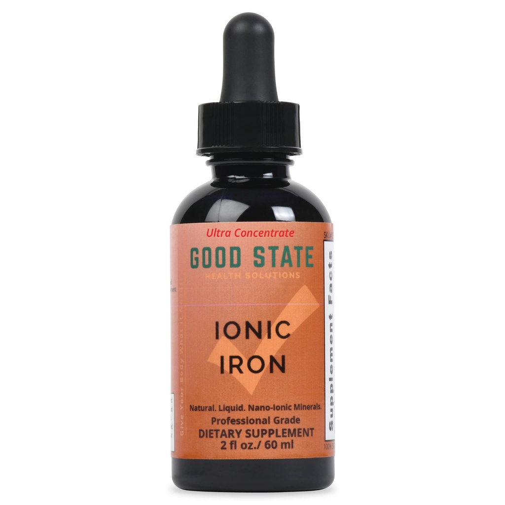 Dobro stanje Liquid Ionic železov Ultra koncentrat (10 kapljic je enako 2 mg - 100 odmerkov na steklenico)