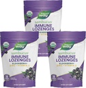 Naravne poti Sambucus Imune Lozenges, cink + vitamin C, izvleček črnega jagodičja, USDA Certified Organic, Original Berry Flamored, 24 Lozenges (Packaging May Vary) - 3 Pack